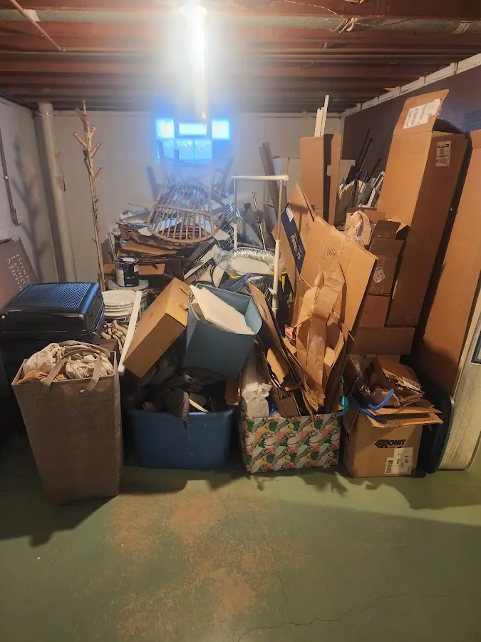 Roll-off dumpster container at job site for Construction Dumpster Rental in Stillwater